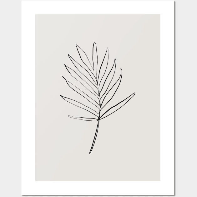 Palm leaf Wall Art by Printable Muse